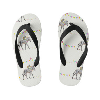 Chinelos Infantis Zebra Balloon party Slip slops