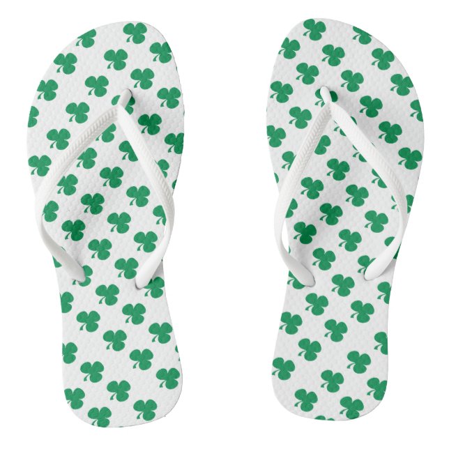 Chinelos Irish Shamrocks Clovers (Pé da cama)