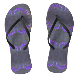 Chinelos Jardim Floral Roxo