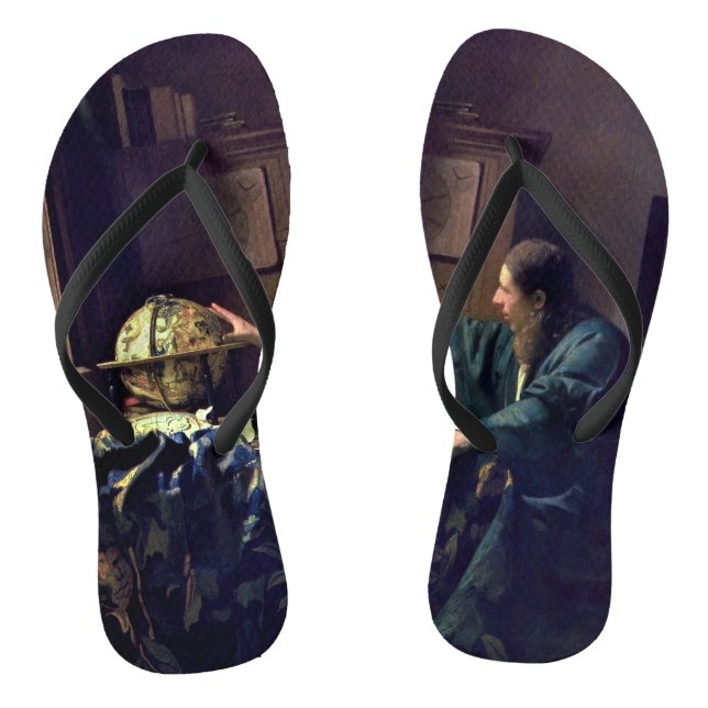Chinelos Johannes Vermeer - O Astronomer (Pé da cama)