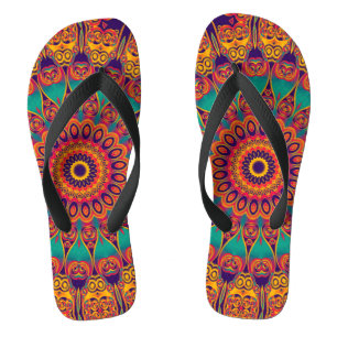 Chinelos Kaleidoscope Fractal - tatuagem II + as suas ideia