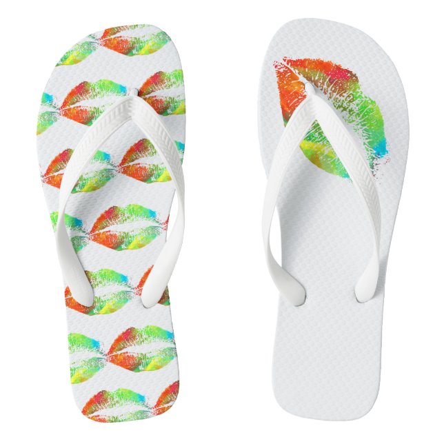 Chinelos Lábios na moda nº 14 (Pé da cama)