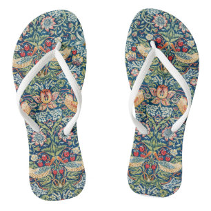 Chinelos Ladrão de morango - Design de William Morris