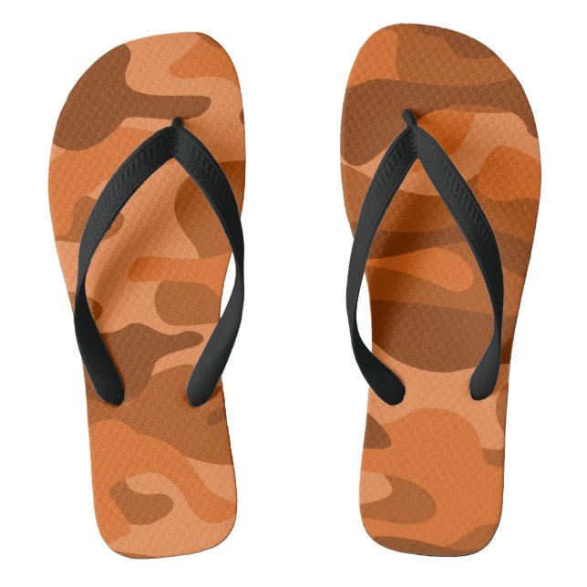 Chinelos Laranja Espanhol Camo Monocolor (Pé da cama)