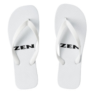 Chinelos largas a preto Zen