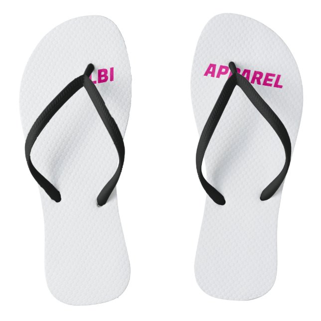 CHINELOS LBI APPAREL TRADEMARKED FLIP FLOP SHOES (Pé da cama)