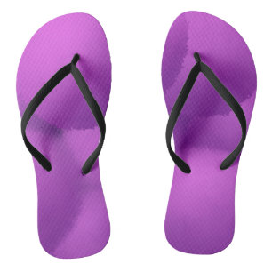 Chinelos Linda pintura de Flor de Allium Roxo