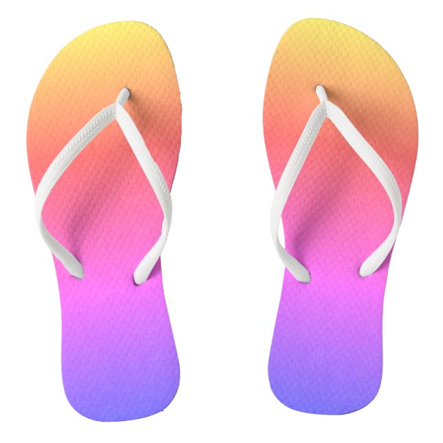 Chinelos Linho Arco-Íris Moderno (Pé da cama)