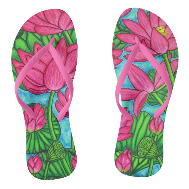 Chinelos Lotus Bliss (Pé da cama)