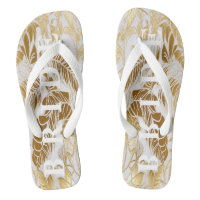 Luxury Ivory e Dourada Noiva de Palma