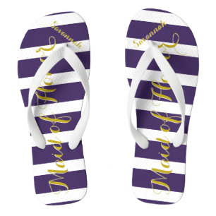 Chinelos Madrinha de casamento personalizada Amarelo roxo q