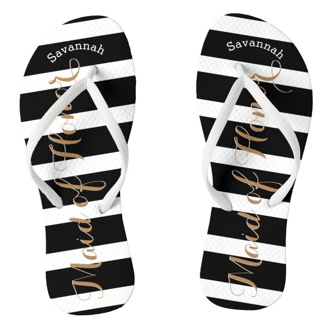 Chinelos Madrinha de casamento personalizada ou qualquer co (Pé da cama)