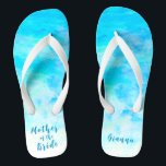 Chinelos Mãe da Noiva com Gradiente Azul de Aqua Minimalist<br><div class="desc">Esta Mãe de Gradiente Azul de Aqua Minimalista dos chinelos é um presente memorável para os membros festas de casamento: noiva, damas de honra, mãe da noiva, madrinha de casamento... Eles adicionarão uma dose de na moda de brilho ao seu dia de casamento, festa de solteira ou outra celebração. ♥...</div>