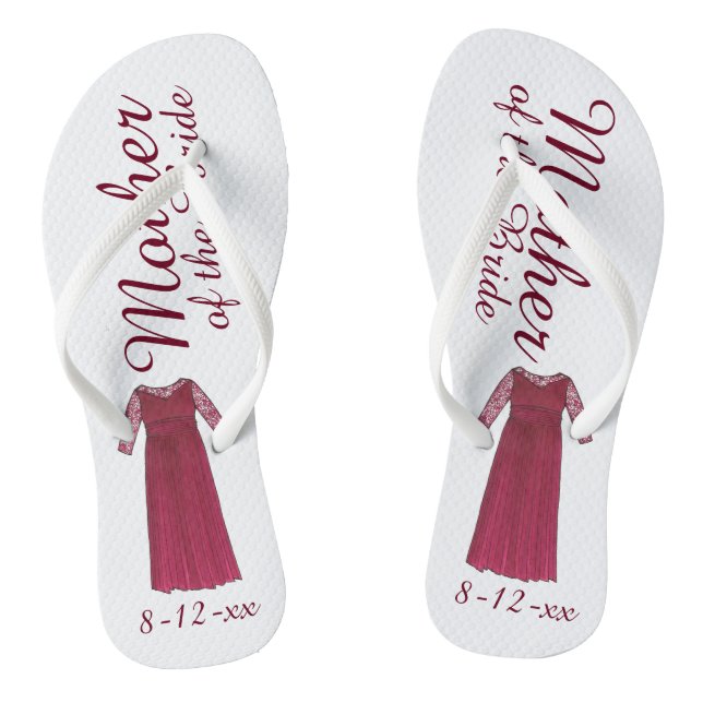 Chinelos Mãe da Noiva Festa Bridal de Casamento de Vestido (Pé da cama)