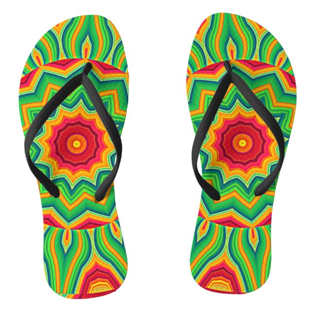Chinelos Mandala (Pé da cama)