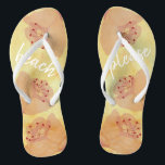 Chinelos Manteida de Ponta com Flip-Flops Asiático Inspirad<br><div class="desc">A Bridesmaid De Casamento Dão Flip-Flops. Design de personalização inspirada na Ásia, mudando o texto. Escolha seu estilo, cor e tamanho de fonte favoritos. Os elementos design podem ser editados (mover, girar, redimensionar, excluir, etc.). Estilo: Pulseiras Adultas, Finas A praia está chamando, e esses sacudir flutuam são a sua resposta!...</div>