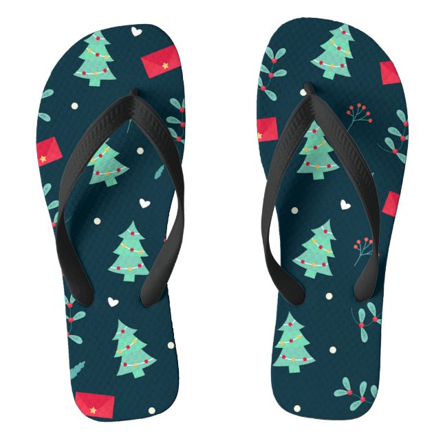 Chinelos Meias de padrões de Natal (Pé da cama)