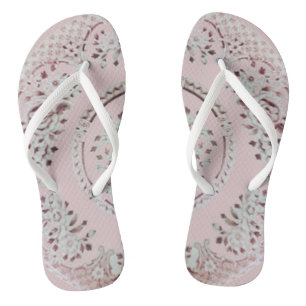 Chinelos Menina de Gibson cor-de-rosa