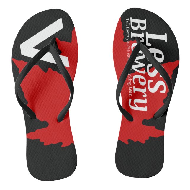 Chinelos Menos comida - Jandals do Canadá (Pé da cama)