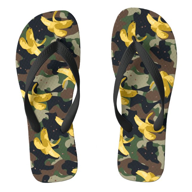 Chinelos militares de bananas (Pé da cama)
