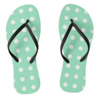Mint Green White Dots Modern Trendy Modelo