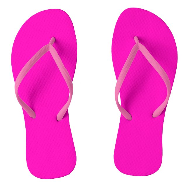 Chinelos Moderno cor-de-rosa brilhante (Pé da cama)