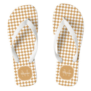 Chinelos Monograma Amarelo Dourado Verificado Com Nome
