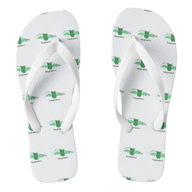 Chinelos Morcego Verde Fangtástico (Pé da cama)