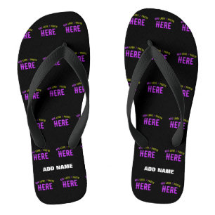 CHINELOS NA MODA MODERNO PERSONALIZÁVEL NEGRO VERIFICADO CO