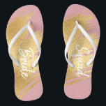 Chinelos Noiva oferece Sandals Elegante Dourado e Design pr<br><div class="desc">O Partido Bridal Do Casamento Dão Flip-Flops. design de "Elegante Dourado e Negro". Texto ou não para texto, depende de você! É maravilhoso comprar por você mesmo e/ou presentes de noiva excelente ou outras ocasiões de celebração! Aproveite!! Personalizar alterando o texto. Escolha seu estilo de fonte, cor e tamanho favoritos....</div>