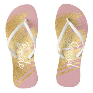 Chinelos Noiva oferece Sandals Elegante Dourado e Design pr