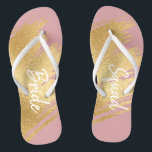 Chinelos Noiva oferece Sandals Elegante Dourado e Design pr<br><div class="desc">Flip-Flops Do Partido Bridal De Casamento. design de "Elegante Dourado e Negro". Texto ou não, depende de si! Maravilhoso em comprar por si mesmo e/ou presentes de noiva excelente ou outras ocasiões de celebração! Aproveite! Personalizar alterando o texto. Escolha seu estilo, cor e tamanho de fonte favoritos. Os elementos design...</div>