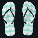 Chinelos Noiva Teal Blue & White Wedding Hearding Party<br><div class="desc">Coloque um sorriso na cara dela quando ela receber essas chinelos divertidas, não se esqueça de lhe dar a bolsa correspondente, ela vai adorar este dom fabuloso! Personalize-o como quiser. Perfeito para favoritos para festas, festa de noiva, chá de fraldas ou presentes de aniversário. Procure outras ideias divertidas, todas as...</div>