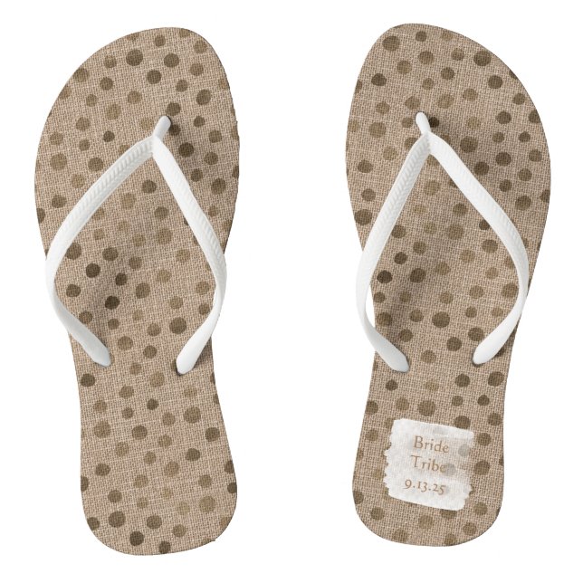 Chinelos Noiva Tribo Casamento Festa de Noiva Festa Casual (Pé da cama)