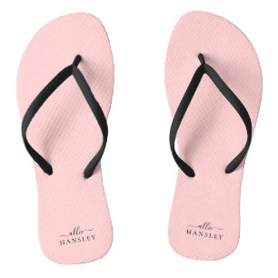 Chinelos Nome Moderno Rosa Rosa Cinza-Rosa Cinza-Rosa Cinza