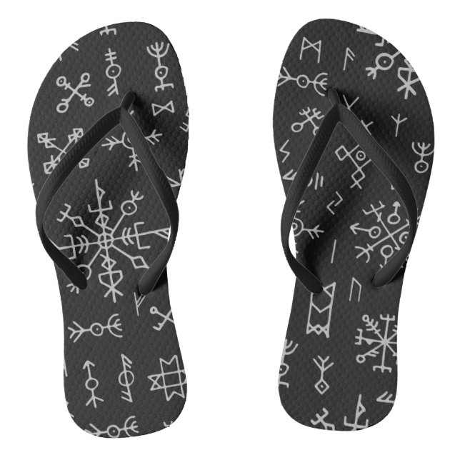 Chinelos Norse Runes (Pé da cama)