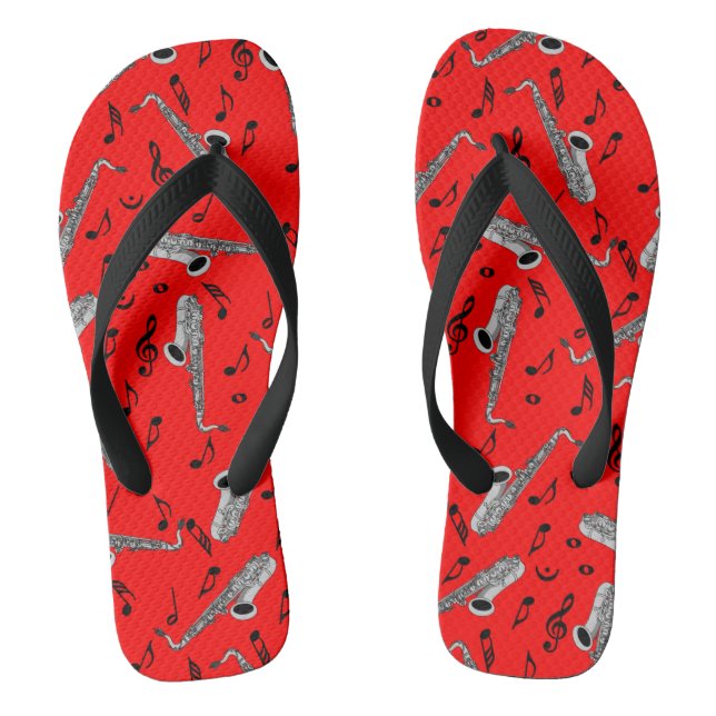 Chinelos Notas de Música Saxofônica (Pé da cama)