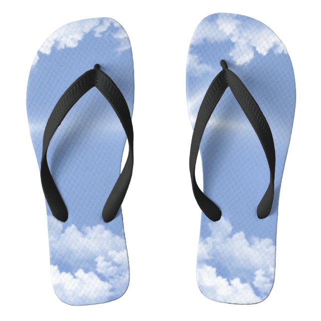Chinelos nuvens bonitas (Pé da cama)