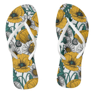 Chinelos O campo em amarelo