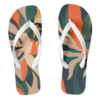 Chinelos Padrão Abstrato Havaiano
