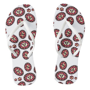 Chinelos Padrão de Flor Mandala