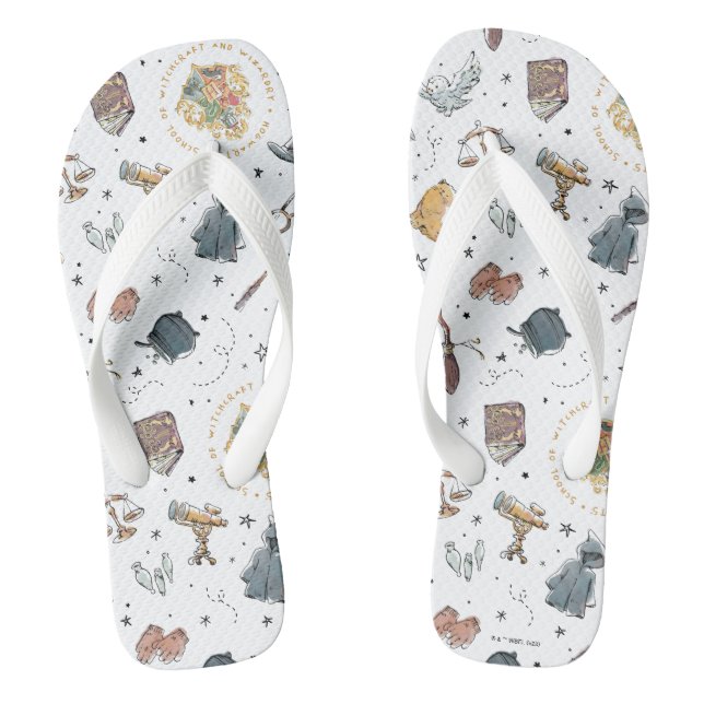 Chinelos Padrão de Ícones HARRY POTTER™ (Pé da cama)