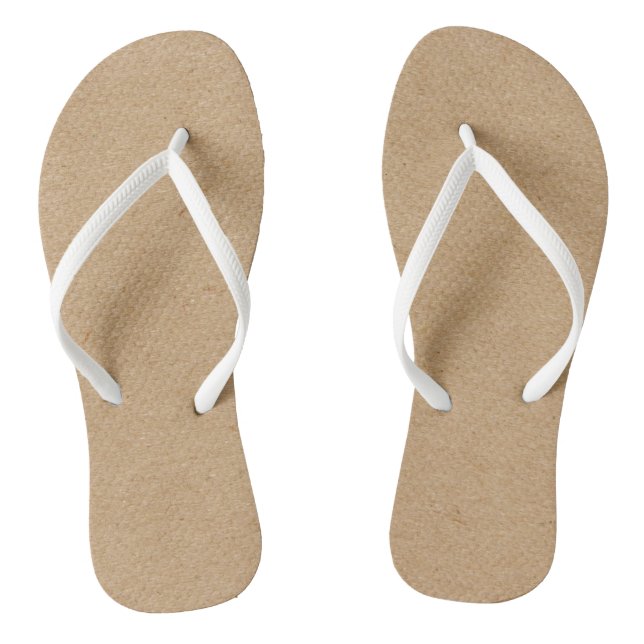 Chinelos Padrão Faux Tan Cork (Pé da cama)