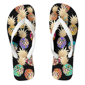Chinelos Padrão PixDezines Aloha Pineanases
