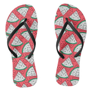 Chinelos padrão uniforme de fruta Padrão da superfície da