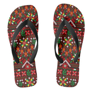 Chinelos Palestina Tatreez Embroderia Tradicional