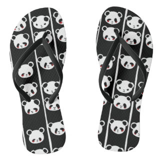 Chinelos Pandas-brancas