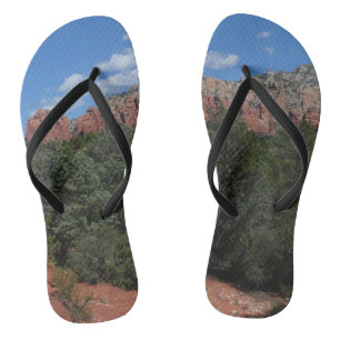 Chinelos Panorama das Rochas Vermelhas na Arizona de Sedona
