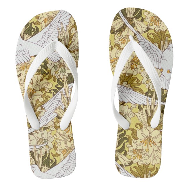 Chinelos para adultos, amplas precintas (Pé da cama)