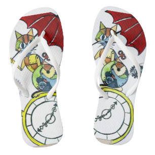 Chinelos para gatos mecânicos